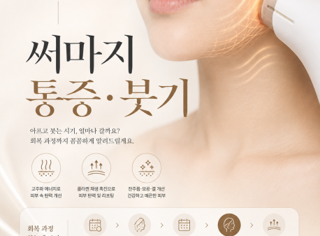 [강남피부과] 써마지 통증과 붓기, 회복까지 걸리는 진짜 시간