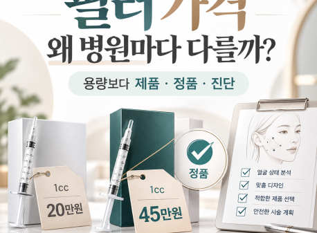 필러가격 왜 병원마다 다를까? 용량·제품만 비교하면 놓치는 것