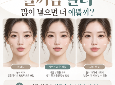 볼꺼짐필러, 많이 채우면 오히려 얼굴이 커 보일까? 자연스러운 볼륨의 기준